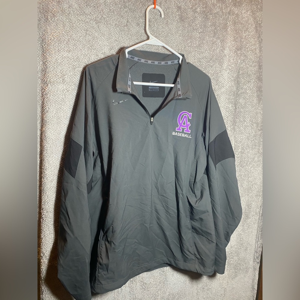 Nike CA baseball sweatshirt hoodie half zip performance jacket